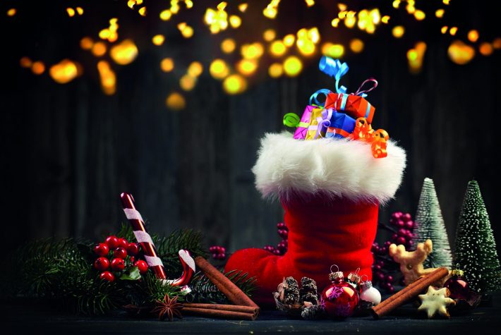 gefüllter Nikolausstiefel – glitzer und funkel gefüllter Nikolausstiefel - glitzer und funkel